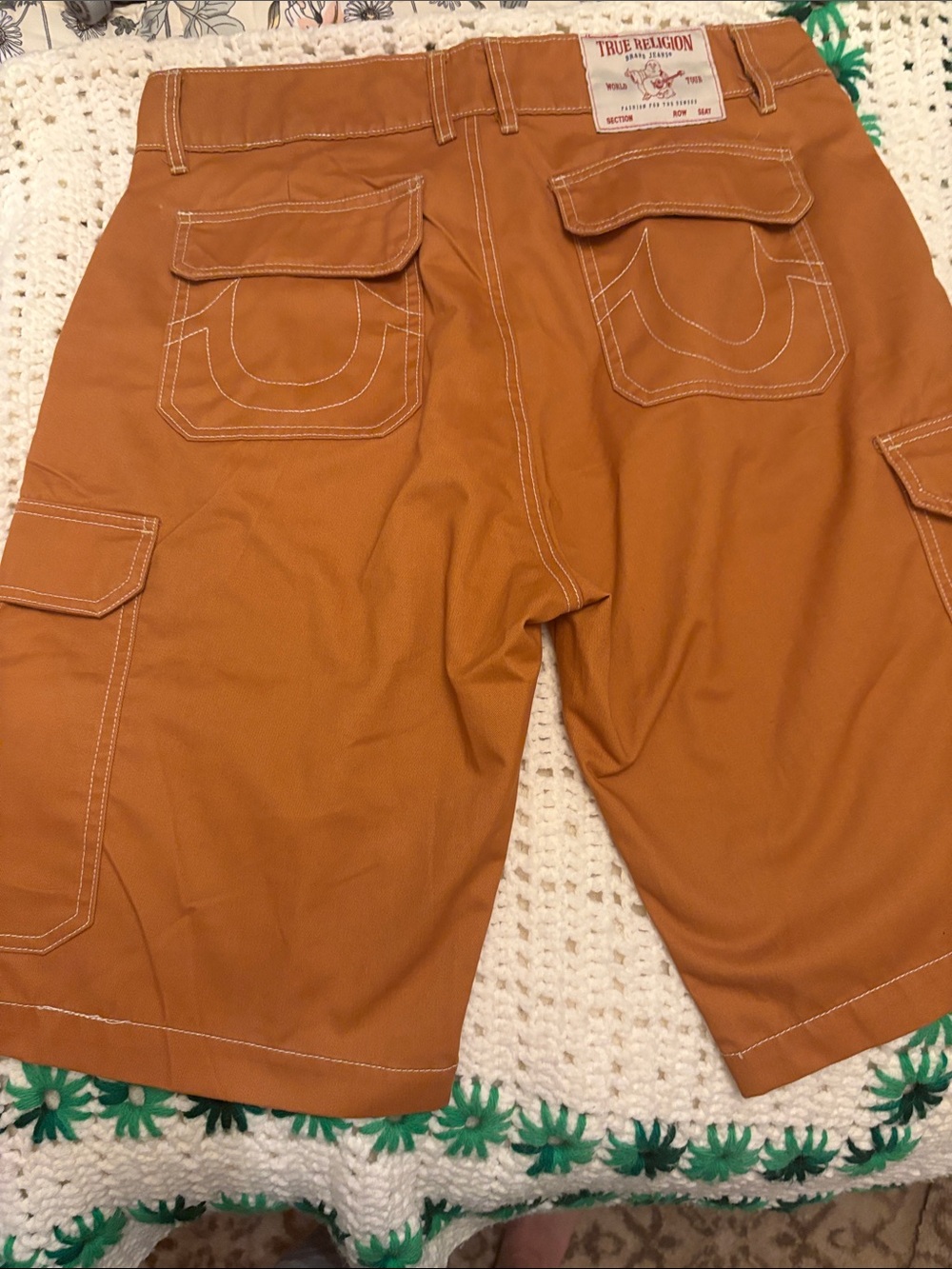 True Religion Men's Cargo Shorts